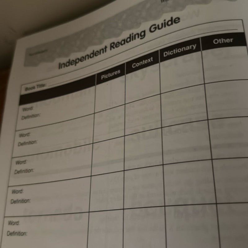 Reading First Activities, Grade 3