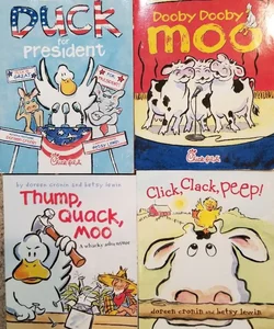 Lot of Doreen Cronin and Betsy Lewin Chick Fil A books