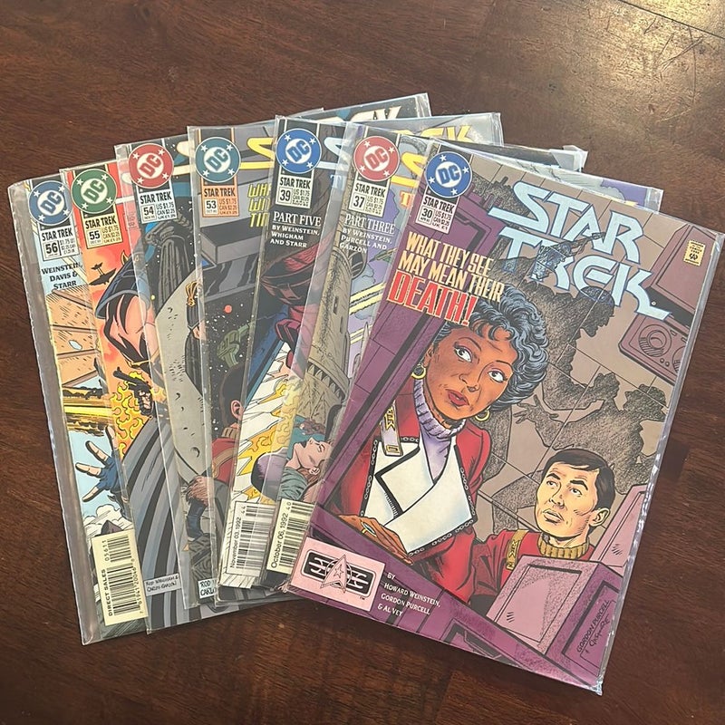 Star Trek #30, 37, 39, 53, 54, 55, 56 (1989 series)