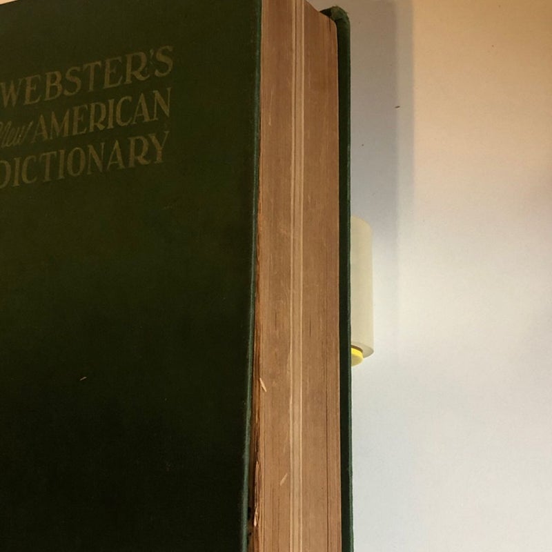 1951 Websters New American Dictionary