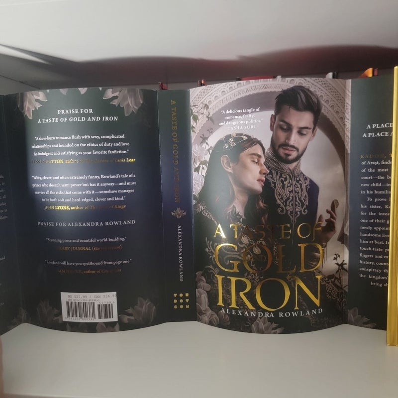 A Taste of Gold and Iron Signed Bookish Box Edition 