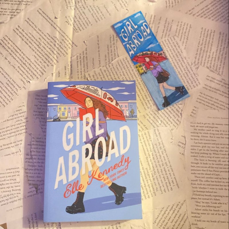 Girl Abroad + handmade bookmark 