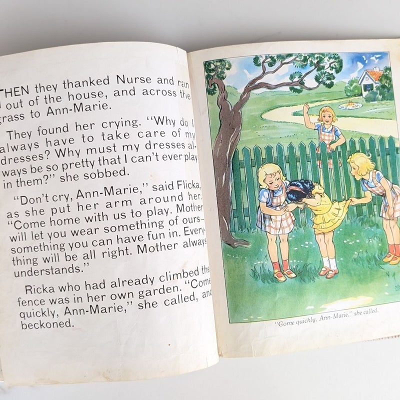 Flicka, Ricka, Dicka and the Girl Next Door ©1967, Ninth Printing 