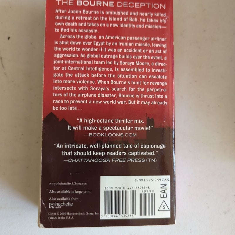 Robert Ludlum X 3: Bourne Betrayal, Bourne Deception, The Bancroft Strategy 