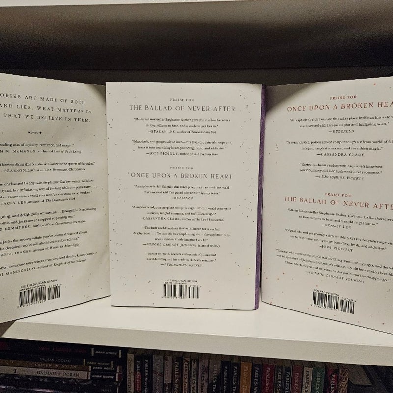 Once Upon a Broken Heart Trillogy (Owlcrate) and Faecrate Special Edition Sleeves