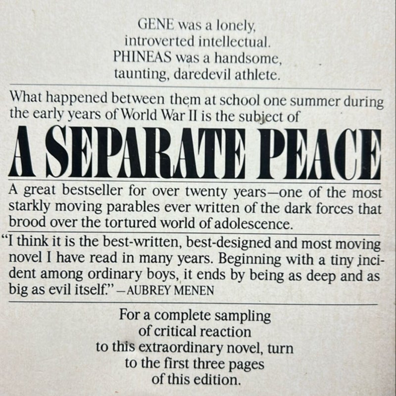 A Separate Peace