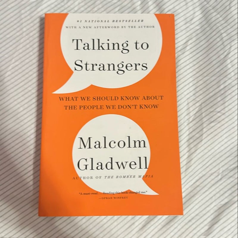 Talking to Strangers