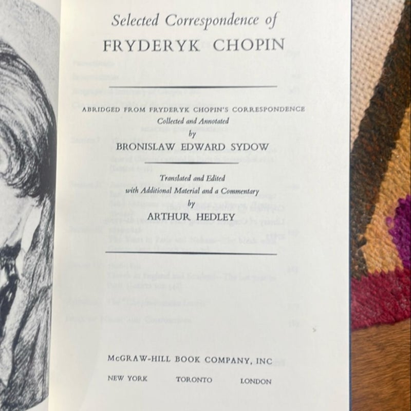 Selected Correspondence of Fryderyk Chopin (1979, Da Capo Press Reprint)