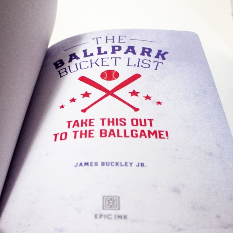 The Ballpark Bucket List by James Buckley, Paperback Pangobooks