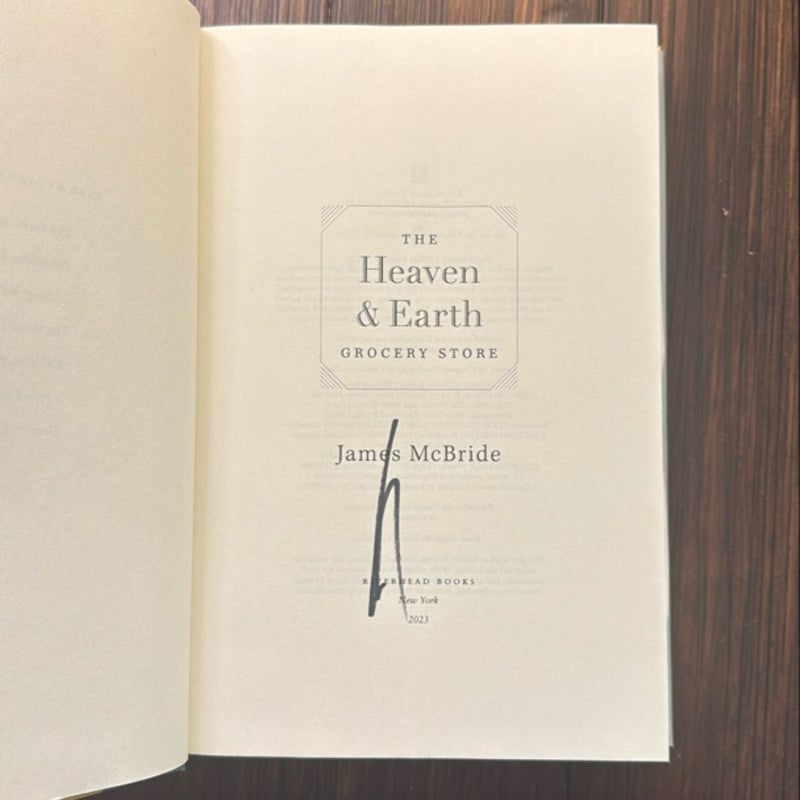 The Heaven and Earth Grocery Store - signed