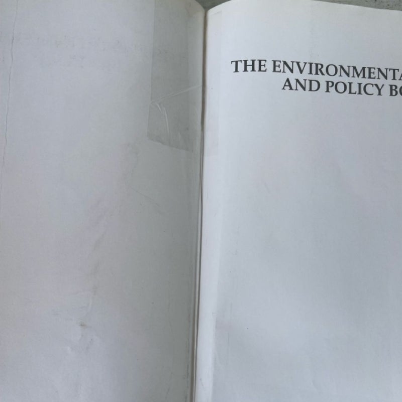 The Environmental Ethics and Policy Book