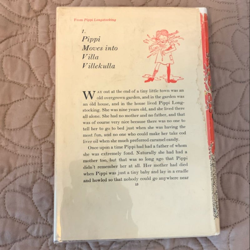 PIPPI LONGSTOCKING- 1st Edition, 13th Printing Vintage HC! 