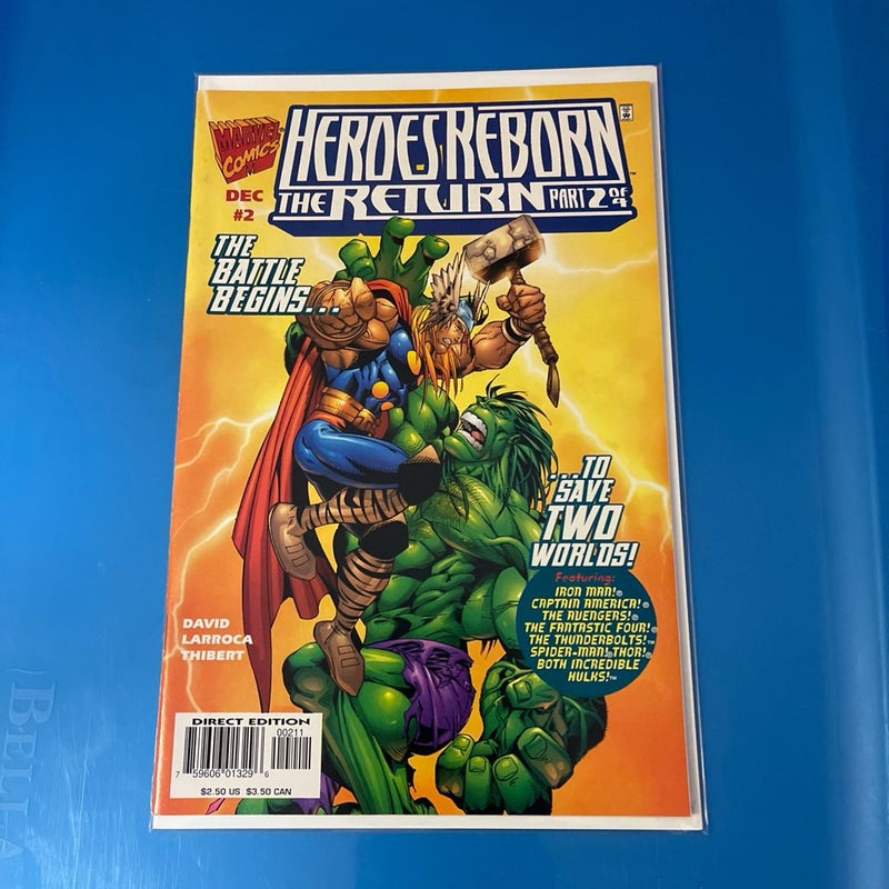 Heroes Reborn: The Return #1-4 (1997) complete set