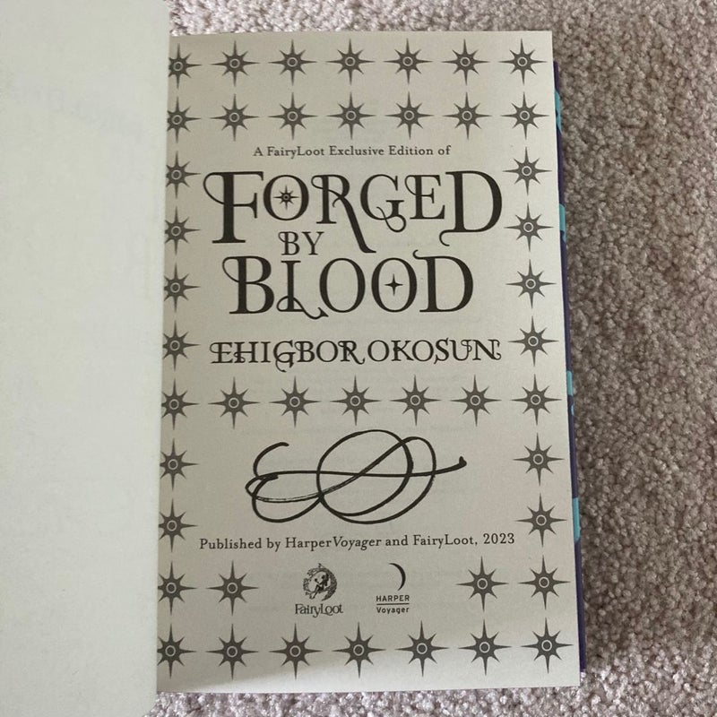 Forged by Blood Fairyloot Exclusive