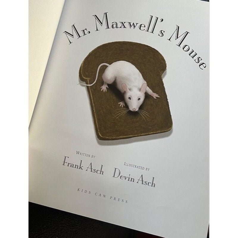 Mr. Maxwell's Mouse First Edition Collectible Gift Book for Cat Lover