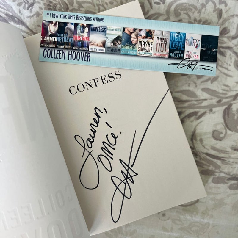 Confess (SIGNED & PERSONALIZED) 