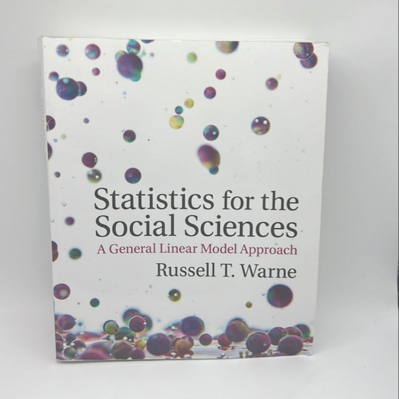 Statistics for the Social Sciences