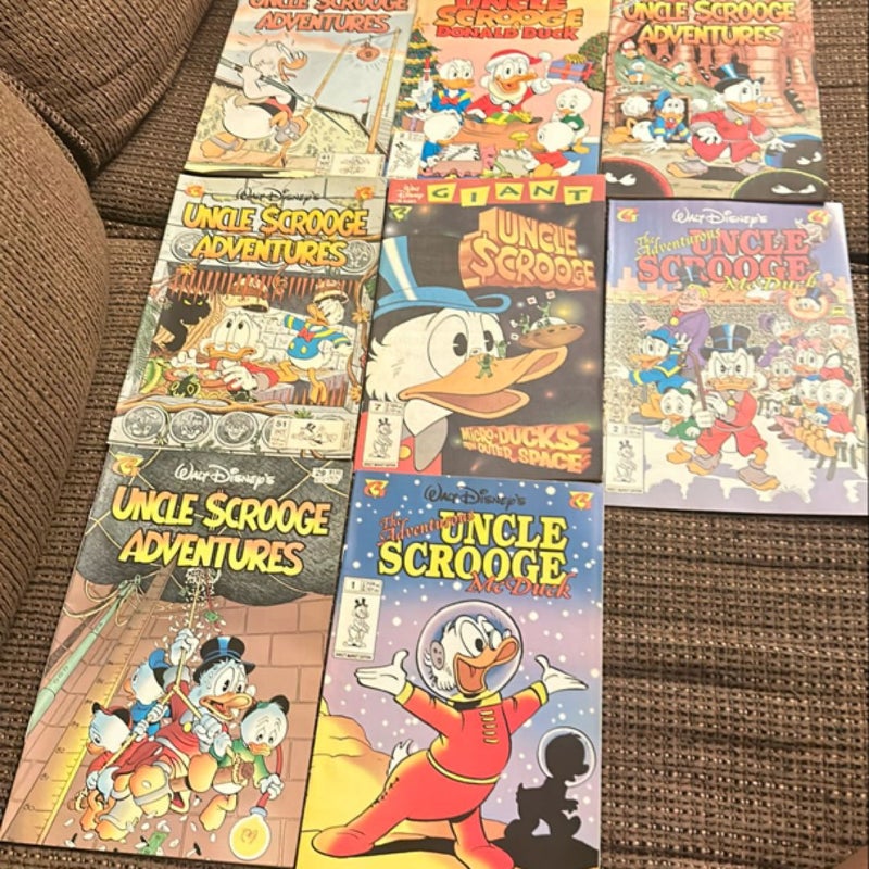 8 Walt Disney Uncle Scrooge Adventure 