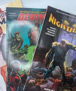 Marvel Comics Lot-International Iron Man #1, Deadpool Civil War II and Nighthawk