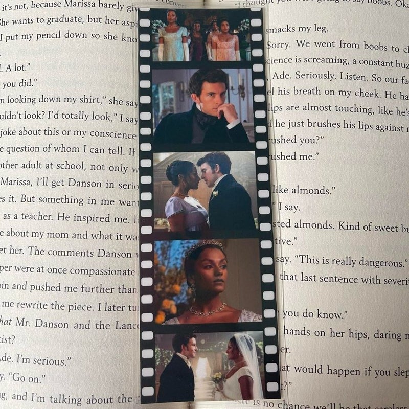 The Viscount Who Loved Me film strip bookmark 