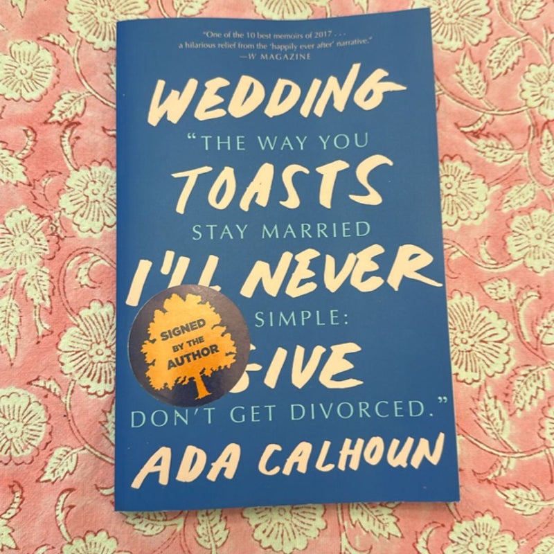 Wedding Toasts I'll Never Give