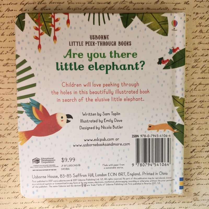 Are You There Little Elephant?