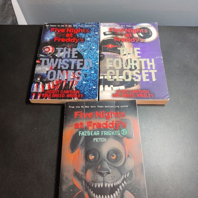 Three Five Nights at Freddy's books 