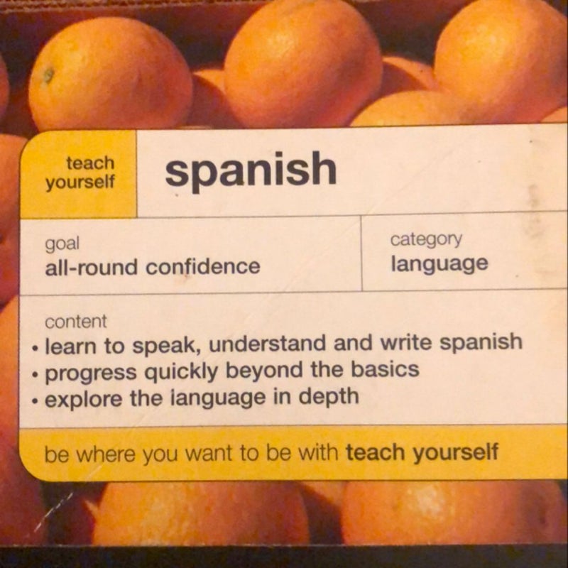 Spanish teach yourself  - dictionary 