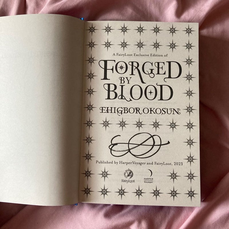 Forged by Blood (SIGNED Fairyloot Edition)