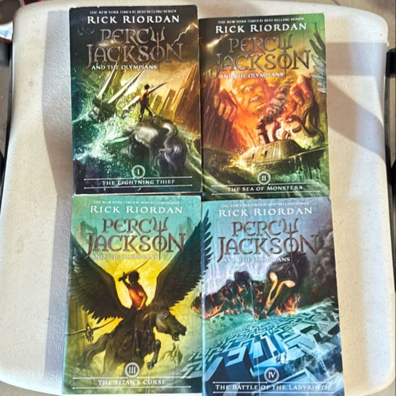 Percy Jackson and the Olympians, Book the Lightning Thief (Percy Jackson and the Olympians, Book 1-4