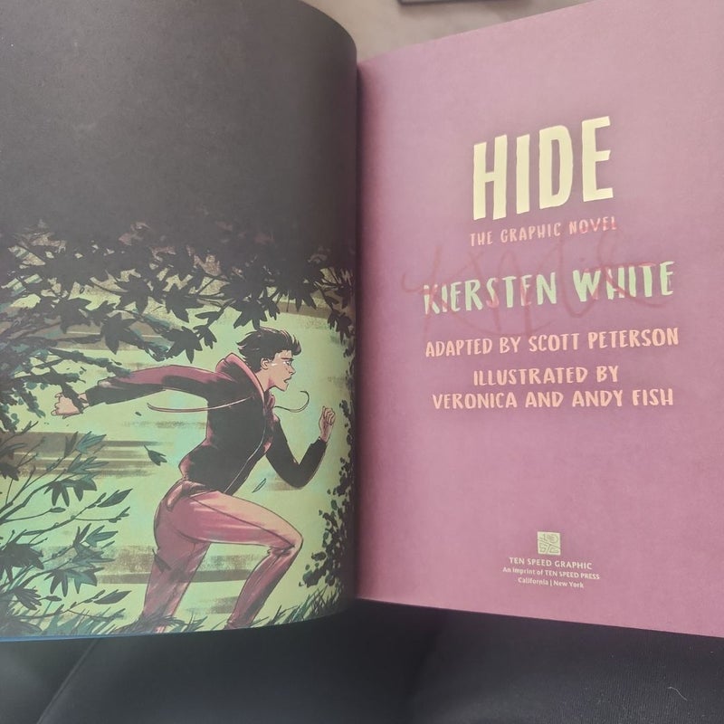 Hide: the Graphic Novel HAND SIGNED