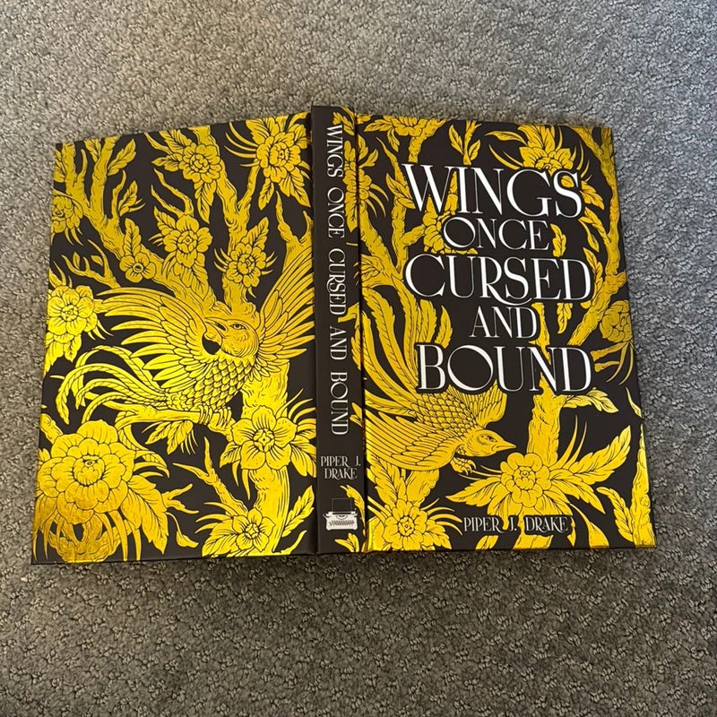 Wings Once Cursed and Bound bookish box special edition signed