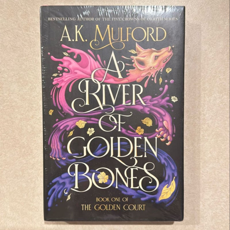 A River of Golden Bones (Custom Sprayed Edges)