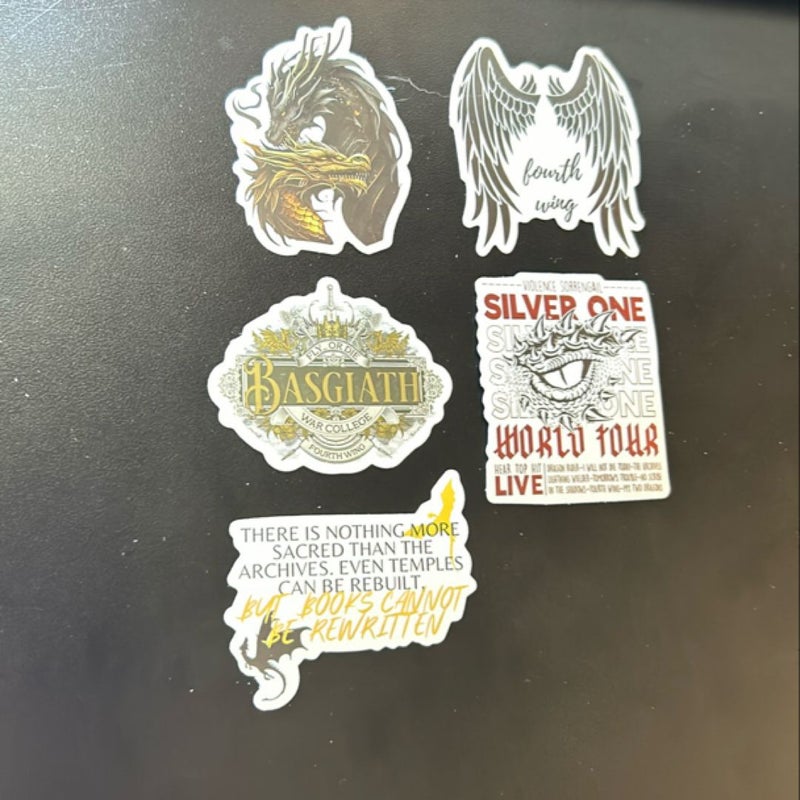 Fourth Wing Sticker Bundle