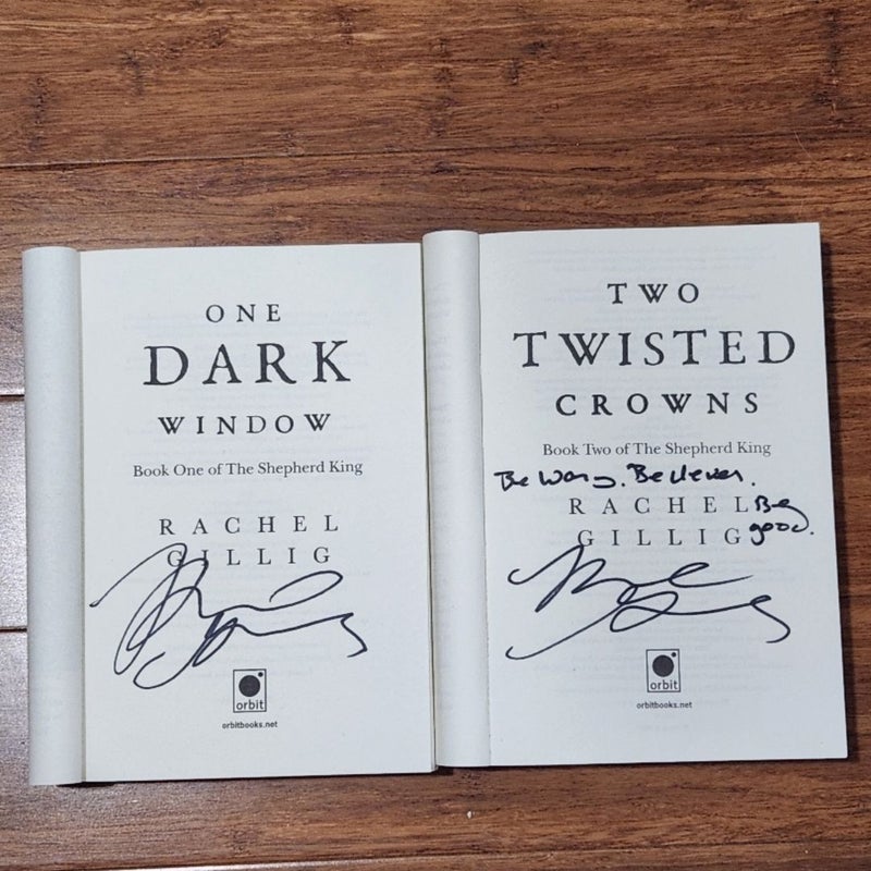 One Dark Window & Two Twisted Crowns (The Shepherd King Duology) (Signed)