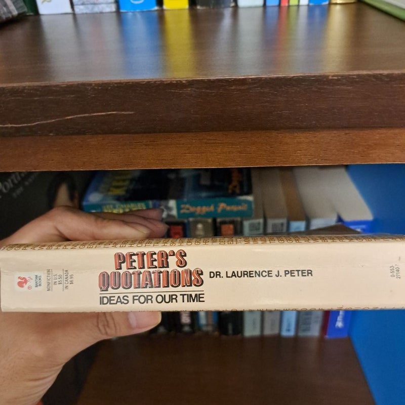 Peter's Quotations
