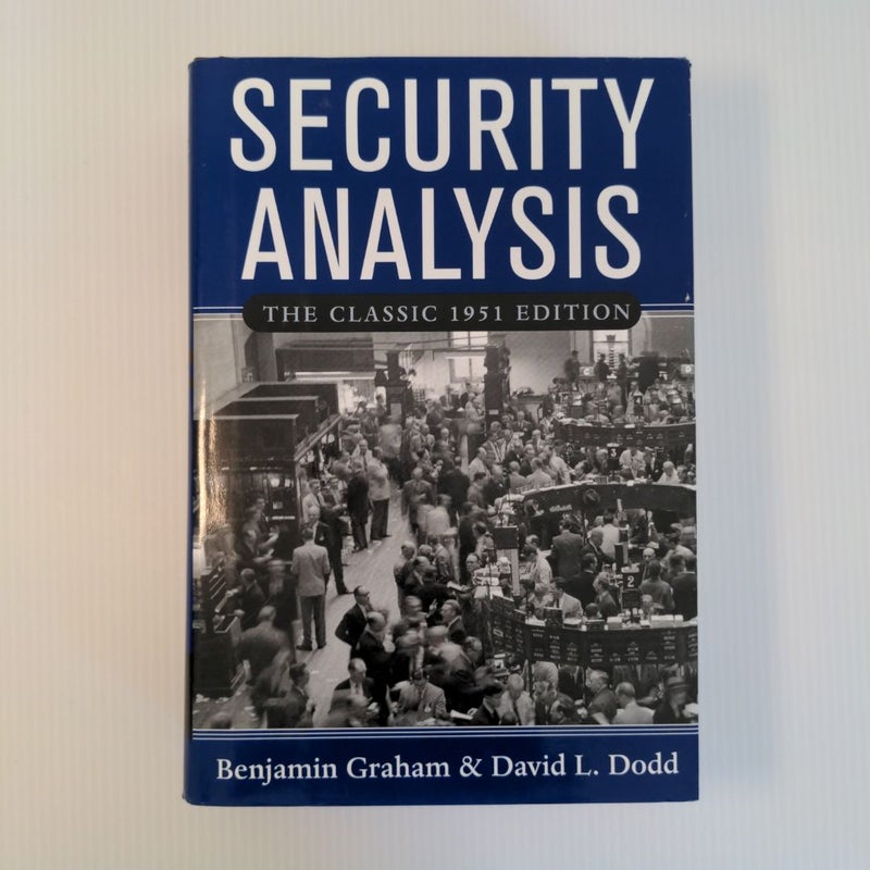 Security Analysis: Sixth Edition, Foreword by Warren Buffett