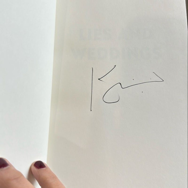 Lies and Weddings (signed copy)