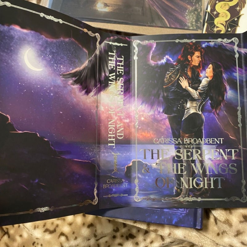 The Serpent and the Wings of Night by Carissa Broadbent (Iridescent Fairytale) NOT SIGNED 