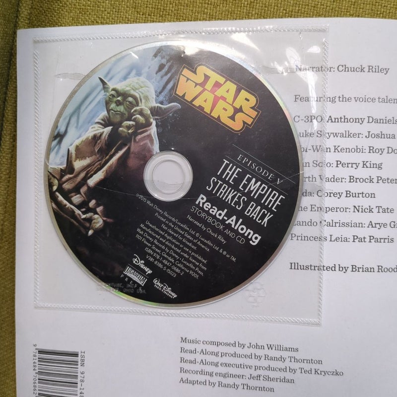 Star Wars Picture Book Bundle: The Empire Strikes Back Read-Along Storybook and CD & Watch Out, Jar Jar! With stickers