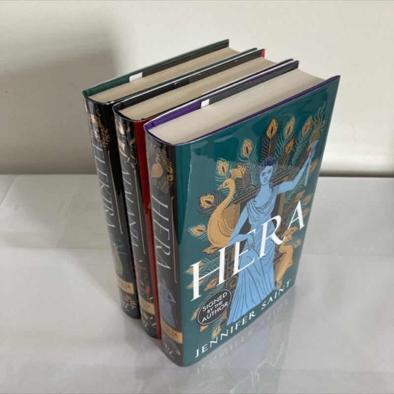 Elektra • Atalanta • Hera Waterstones SIGNED Exclusive Editions