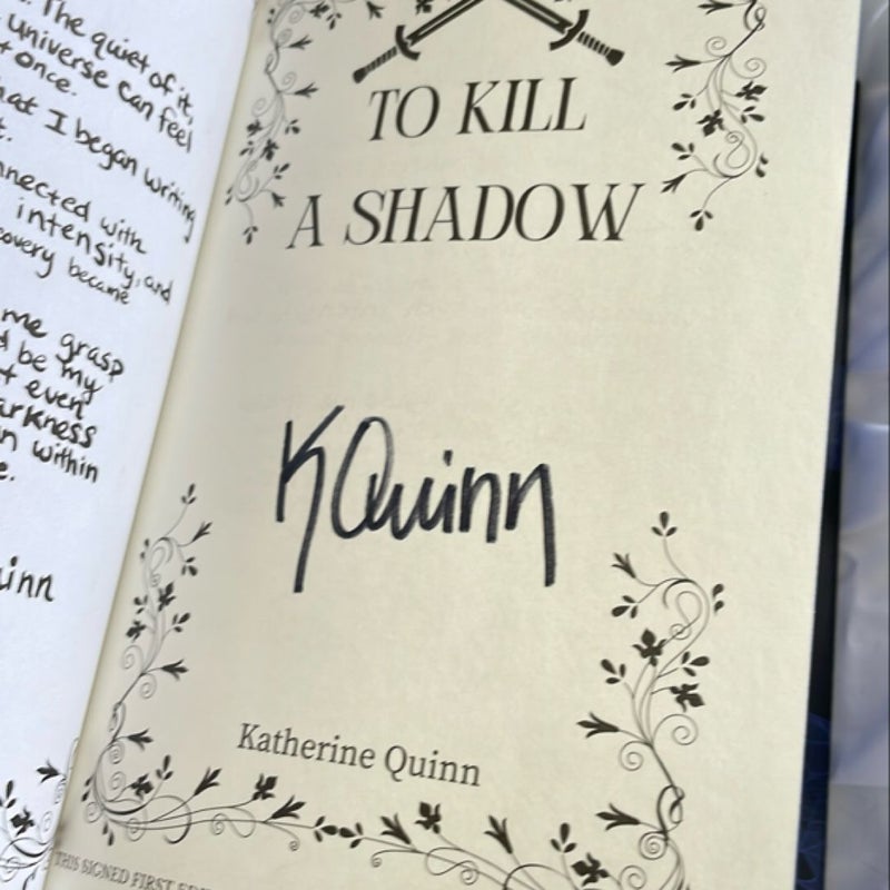 To Kill a Shadow owlcrate limited edition