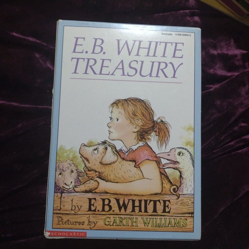 1952 copyright 3 books by E.b.white Treasury 