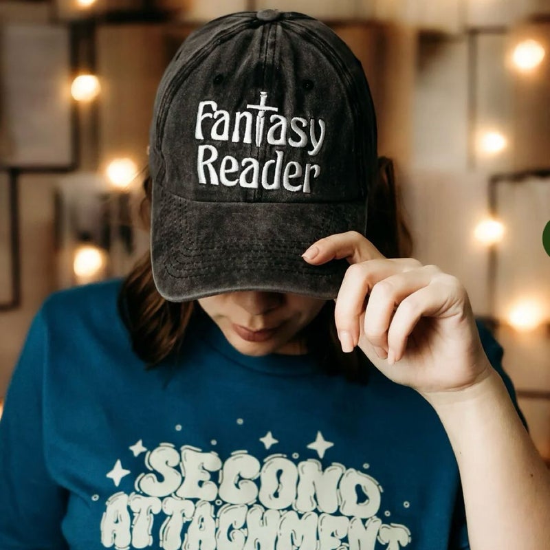 Bookish Box Fantasy Reader Embroidered Dad Hat