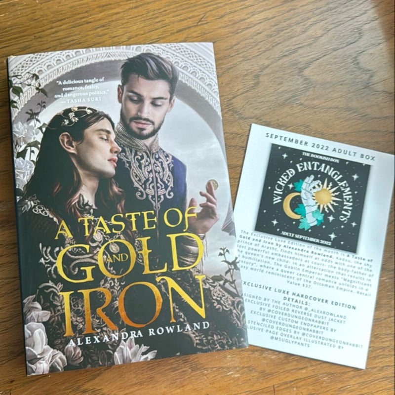 A Taste of Gold and Iron BOOKISH BOX