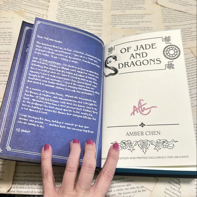 Of Jade and Dragons OWLCRATE SIGNED EDITION