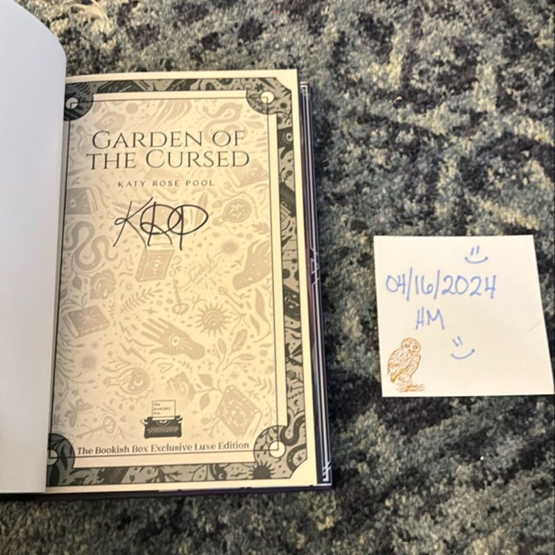 Garden of the Cursed - Bookish Box Edition