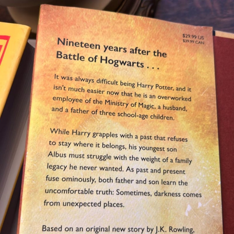 Harry Potter and the Cursed Child Parts One and Two (Special Rehearsal Edition Script)