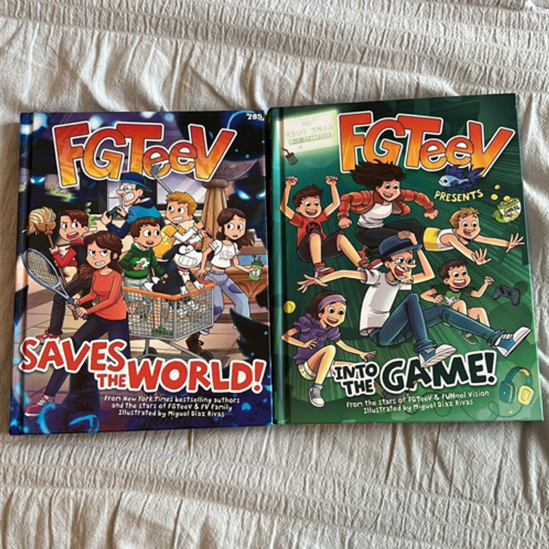 Fgteev Collection Books Set FGTeeV Presents, Game Break,, 58% OFF