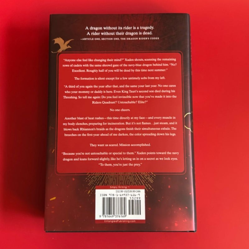 Fourth Wing Holiday Limited First Edition